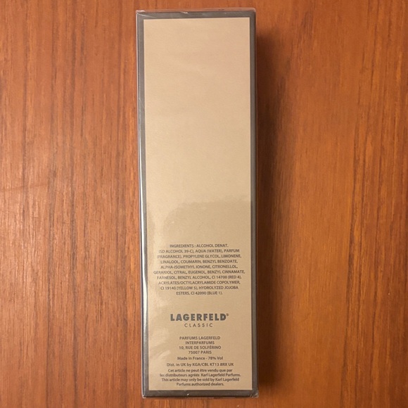 Karl Lagerfeld Classic Eau de Toilette - Beige and Black - Picture 2 of 5